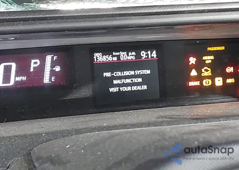 2016 Toyota Prius C Three z USA, uszkodzony, nr VIN JTDKDTB36G1137826